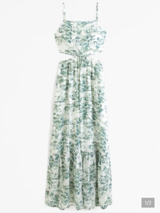 Abercrombie & Fitch Dresses & Skirts - Abercrombie & Fitch Green Toile Dress